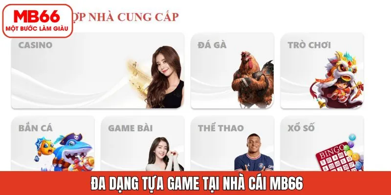 Kho game đình đám được các tay cược yêu thích
