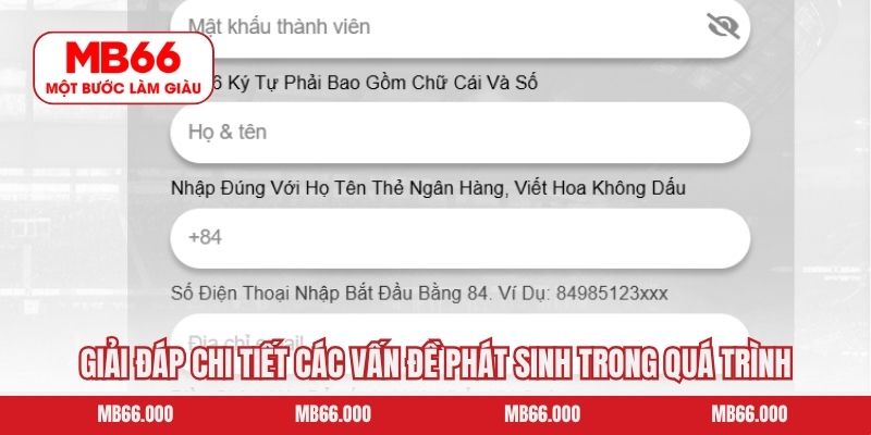 Giải đáp chi tiết các vấn đề phát sinh trong quá trình tạo tài khoản