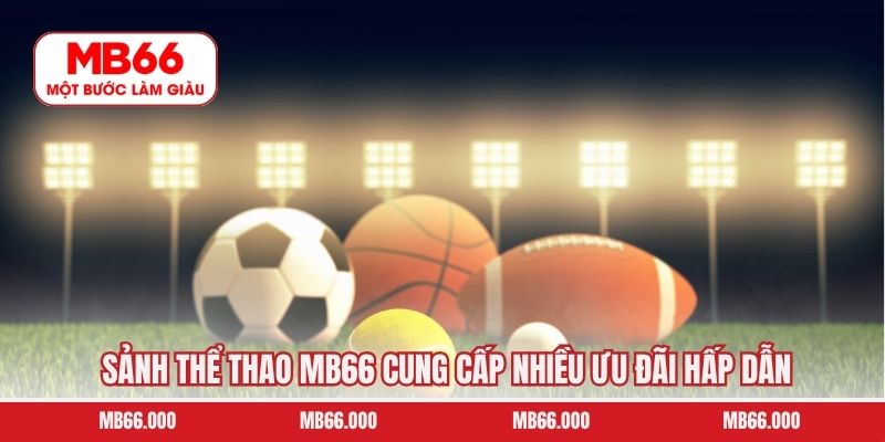 Sảnh thể thao MB66 cung cấp nhiều ưu đãi hấp dẫn