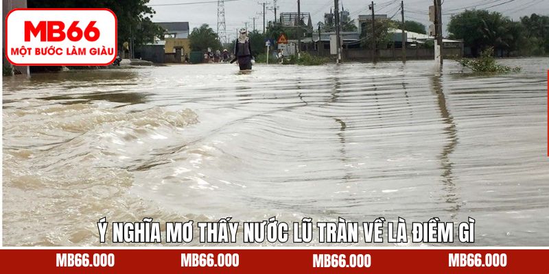 Tìm hiểu ý nghĩa của giấc chiêm bao thấy nước lũ tràn về